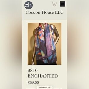 2/$40 100% Silk Scarf/Shawl
